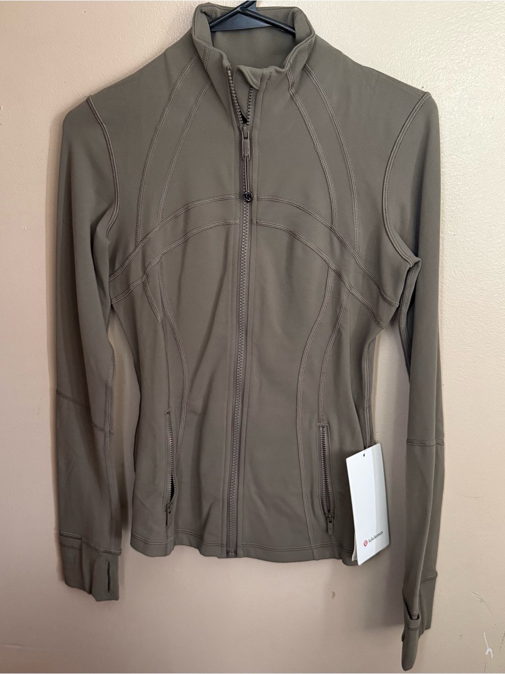 lululemon luon athletica Women’s Full-Zip Olive Green Jacket
